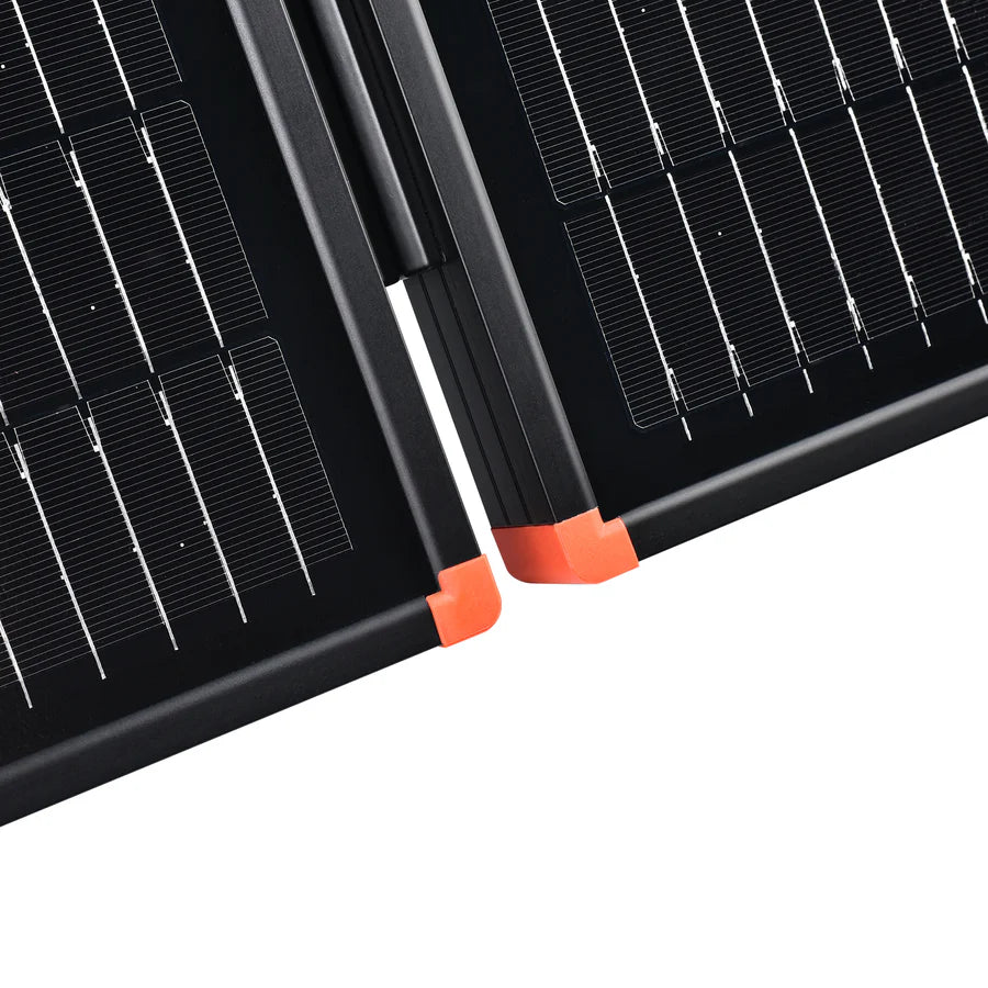 MEGA 100 Portable Briefcase Solar Panel | 100 Watt Portable Solar Panel | High Efficiency | Compatible w/ EcoFlow, Bluetti, Hysolis, & More - ShopSolar: Complete Solar Kits + Lifetime Customer Support