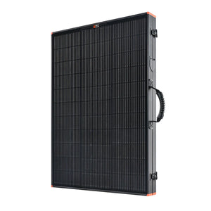 MEGA 200 Briefcase – 200 Watt 12V Portable Monocrystalline Solar Panel | Foldable Design + Kickstand | 25-Year Output Warranty - ShopSolar: Complete Solar Kits + Lifetime Customer Support