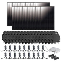 Complete Grid-Tie Solar Kit - 9.48kW ~ 9.6kW Solar w/ Microinverters | 24 x Solar Panels [MIK-MAX] - ShopSolar.com