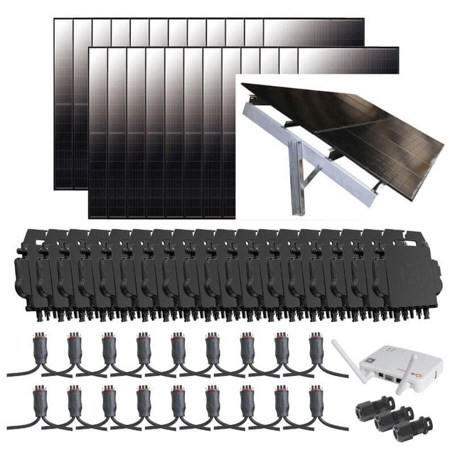 Complete Grid-Tie Solar Kit - 9,600W Solar w/ Microinverters | 24 x 400 Watt Solar Panels - 25-Year Warranty [MIK-MAX] - ShopSolar.com