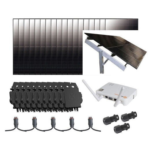 Complete Grid-Tie Solar Kit - 7.11kW ~ 7.2kW Solar w/ Microinverters | 18 x Solar Panels [MIK-PLUS]