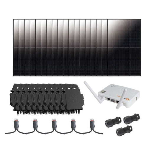 Complete Grid-Tie Solar Kit - 7,200W Solar w/ Microinverters | 18 x 400 Watt Solar Panels [MIK-PLUS] - ShopSolar.com