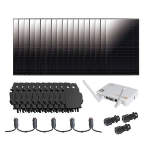 Complete Grid-Tie Solar Kit - 7.11kW ~ 7.2kW Solar w/ Microinverters | Choose # of Solar Panels [MIK-PLUS] - ShopSolar.com