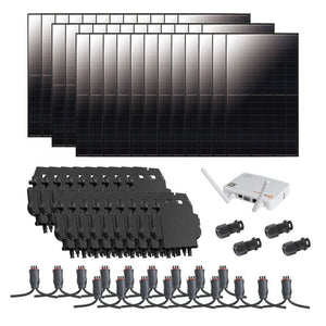 Complete Grid-Tie Solar Kit - 14.4kW ~ 14.76kW Solar w/ Microinverters | 36 x Solar Panels [MIK-PRO] - ShopSolar.com