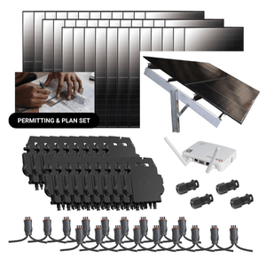 15.84kW Complete Grid-Tied Solar Kit - Enphase or APsystems Microinverters - No Battery [VECTOR PRO]