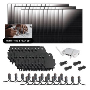 15.84kW Complete Grid-Tied Solar Kit - Enphase or APsystems Microinverters - No Battery [VECTOR PRO]
