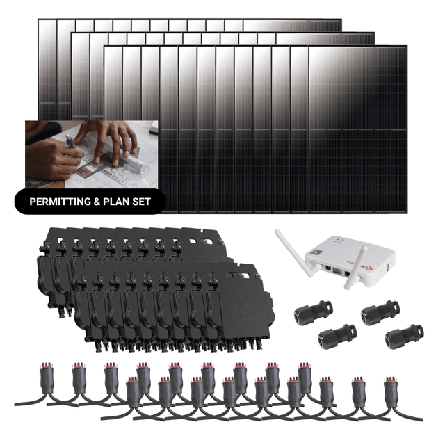 Complete Grid-Tie Solar Kit - 14.76kW Solar w/ Microinverters | 36 x 410W Solar Panels [MIK-PRO]