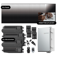 Complete Grid-Tie Solar Kit - 14.76kW Solar w/ Microinverters | 36 x 410W Solar Panels [MIK-PRO]