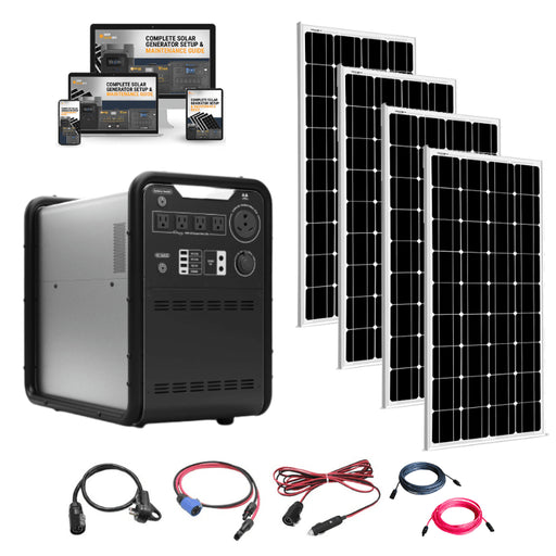 Hysolis MPS3K 4,500Wh / 3,000W Portable Power Station Setup + Choose Your Custom Bundle Option | Complete Solar Kit - ShopSolar.com