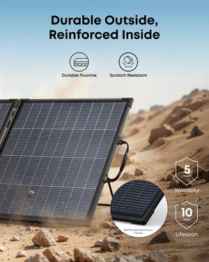 Anker SOLIX PS200 Bifacial Portable Solar Panel (200W) - ShopSolar.com