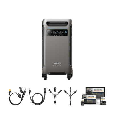 Anker F3800 - 3,840Wh / 6,000W Solar Power Station | 1,600W Solar Input | Choose Your Custom Bundle | 5-Year Warranty | Complete Solar Kit