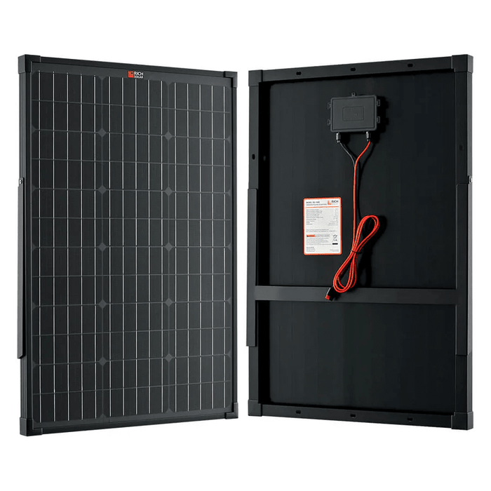 Rich Solar MEGA 60 Watt Portable Solar Panel Black - ShopSolar.com
