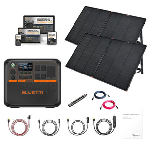 BLUETTI Premium 200 [AC200PL] Portable Power Statio | Complete Solar Generator Kit | 3,500 Cycles | 5‑Year Warranty | Choose Your Bundle - ShopSolar: Complete Solar Kits + Lifetime Customer Support