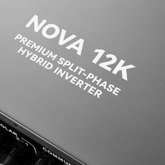 Rich Solar NOVA 12K | 12000 Watt 48V Split Phase Hybrid Inverter | 12000W PV Input, 10000W Continuous Output 120/240V | Premium 12000W 48V Hybrid Inverter for Cabins, ADUs, Tiny Homes, Residential, Agriculture, Off-Grid, On-Grid | UL Certified - ShopSolar.com