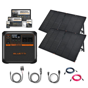 BLUETTI Premium 150 [AC180P] Portable Power Station + Choose Your Custom Your Custom | 3,500 Cycles | 5‑Year Warranty | Complete Solar Generator Kit