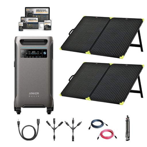 Anker SOLIX F3800 - 3,840Wh / 6,000W Solar Power Station | 120/240V + Choose Your Custom Bundle | Complete Solar Kit - ShopSolar.com