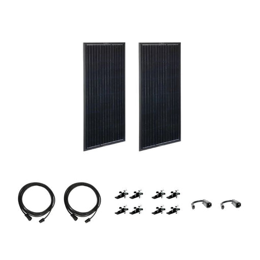 OBSIDIAN® SERIES 200 Watt Solar Panel Kit (2x100) - ShopSolar.com