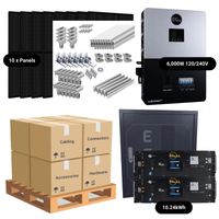 2 x EG4 LL-S Server Rack [10.24kWh] - Premium - Closed Loop / Roof Rack - Standard [IronRidge]