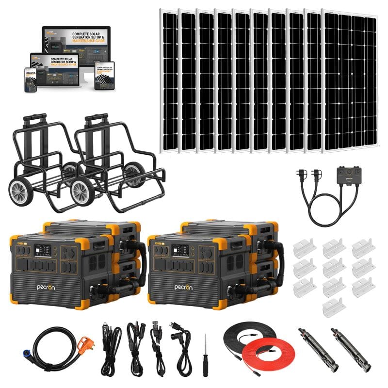 DUAL E3600 Platinum Kit 3 [10 x 200W Rigid Solar Panels]