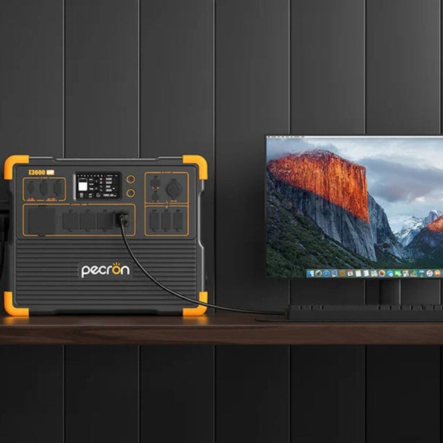 Pecron E3600 LFP 3,600W / 3,072Wh Portable Power Station + Choose Custom Solar Panel Bundle Option | 5-Year Warranty | Complete Solar Kit - ShopSolar.com