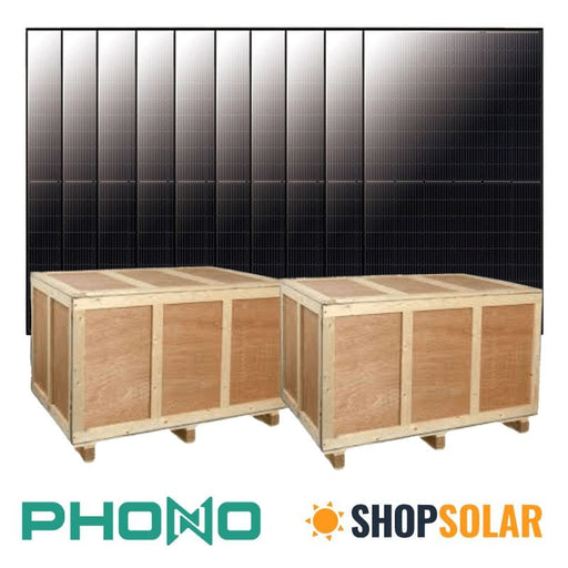 Phono 400W Mono Solar Panel | PS400M6-18/VHB | Full Pallet (36) - 14.4kW Total - ShopSolar.com