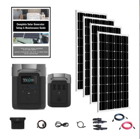 Ecoflow Delta 1800 Solar Generator at ShopSolarKits.com