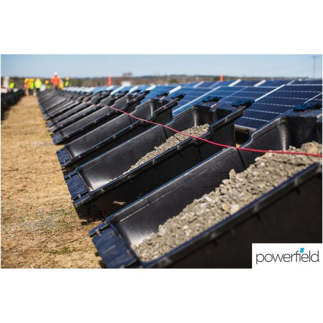 PowerRack Ballasted Ground Mount Racking Solution | No Ground Penetration | No Tools - ShopSolar.com