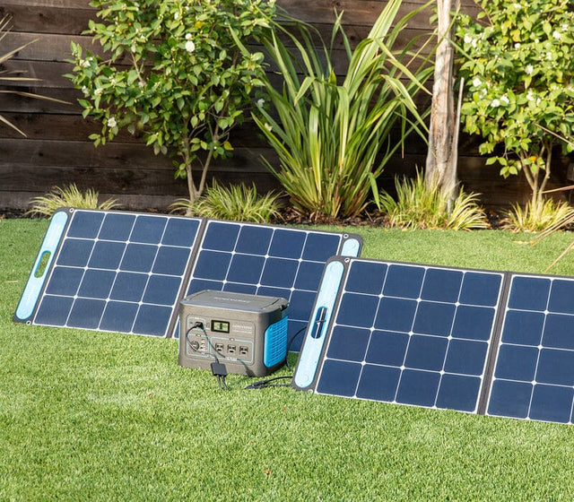 Geneverse SolarPower ONE Portable Solar Panel Generator | 100W Max Output/Panel - ShopSolar.com