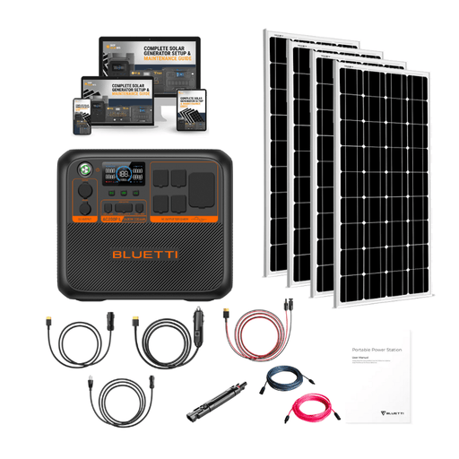 Bluetti AC200P L 2304Wh / 2400W Portable Power Station + Choose Your Custom Your Custom Bundle | Complete Solar Generator Kit - ShopSolar.com