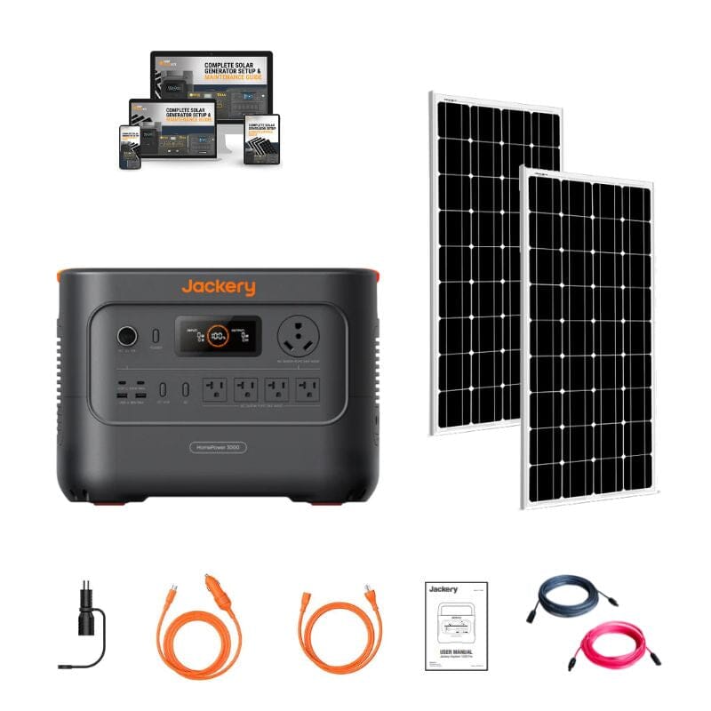 Jackery HomePower 3000 Solar Generator Kits | Quad, Hex, Octo