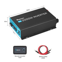 Renogy 2000W 12V Pure Sine Wave Inverter with Power Saving Mode - ShopSolar.com