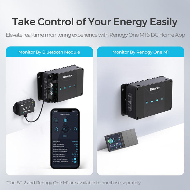 Renogy DCC30S 12V 30A Dual Input DC-DC On-Board Battery Charger with MPPT - ShopSolar.com