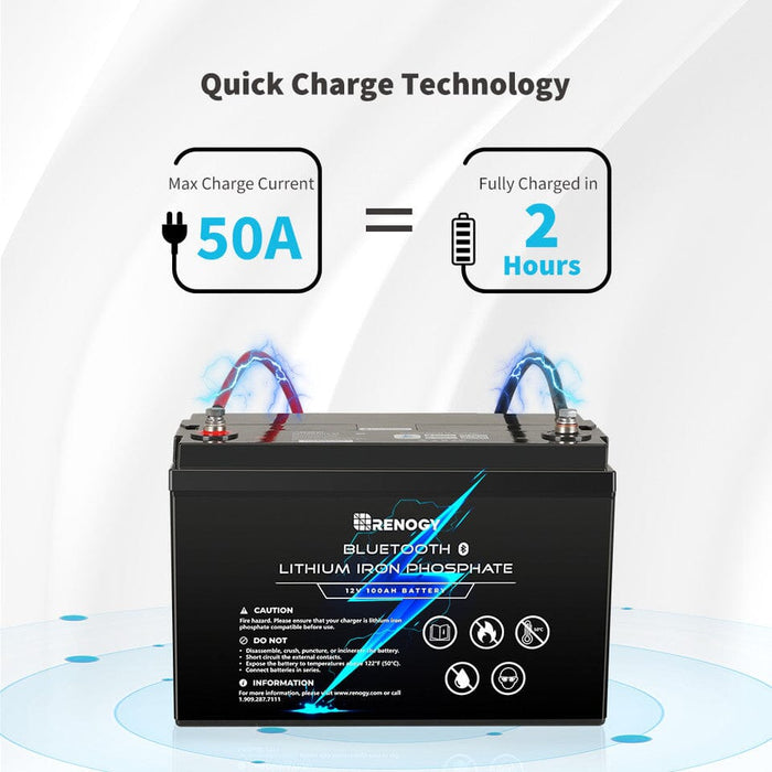 Lithium LiFePO4 Batterie Solar Batterie 12V Bluetooth Akku 