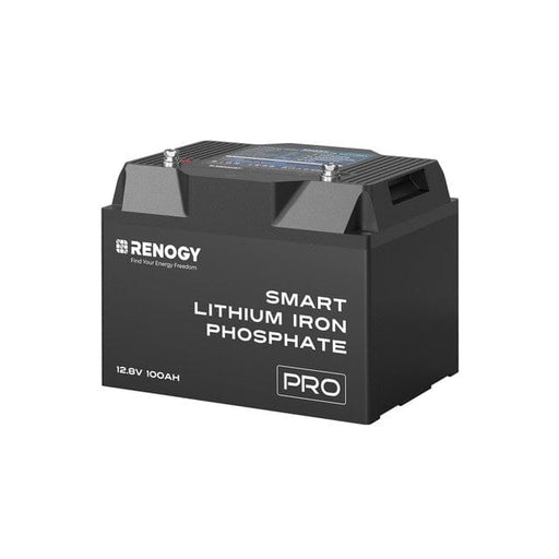 Renogy 12V 100Ah Pro Smart Lithium Iron Phosphate Battery w/Bluetooth & Self-heating Function - ShopSolar.com