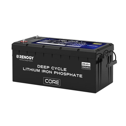 Renogy 24V 100Ah Core Series Deep Cycle Lithium Iron Phosphate Battery - ShopSolar.com