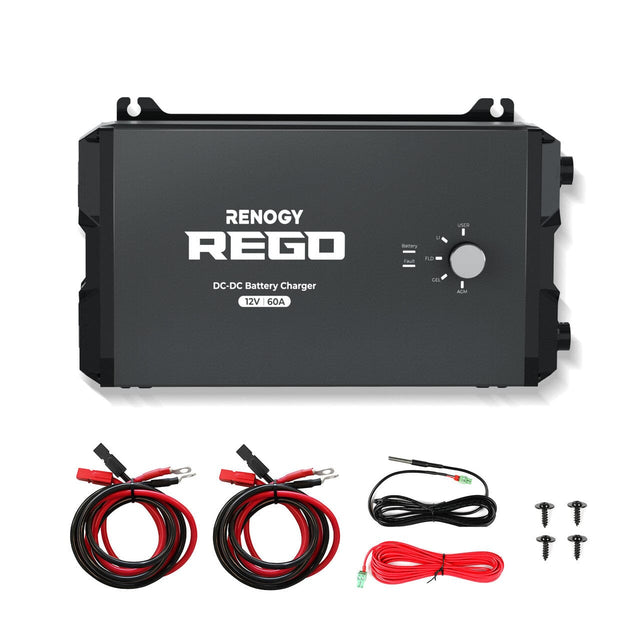 REGO 12V 60A DC-DC Battery Charger - ShopSolar.com