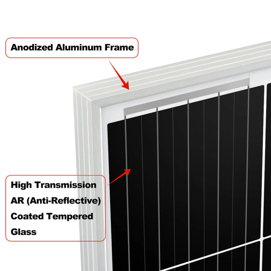 200 Watt Solar Panel | High Efficiency 12V Monocrystalline (19.98% Efficiency) | 25-Year Power Output Warranty - ShopSolar: Complete Solar Kits + Lifetime Customer Support