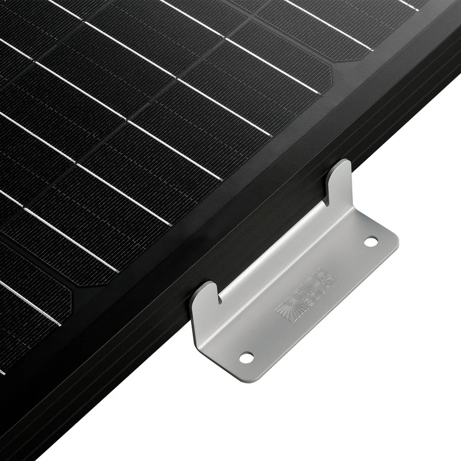 Z-Bracket Sets for Mounting Solar Panels (Choose # of Panels) | 4 x Brackets Per Solar Panel [One Per Corner] | High-Quality Anodized Aluminum - ShopSolar: Complete Solar Kits + Lifetime Customer Support