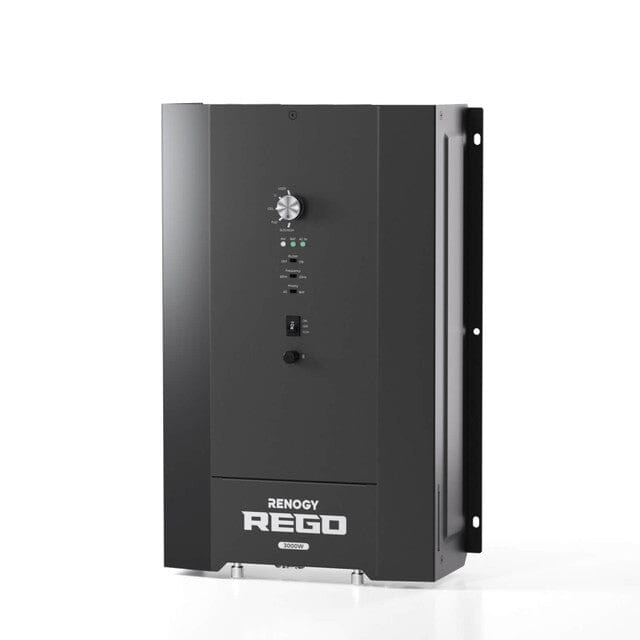 Renogy REGO 3000W 12V Pure Sine Wave HF Inverter Charger Split-phase Design - ShopSolar.com