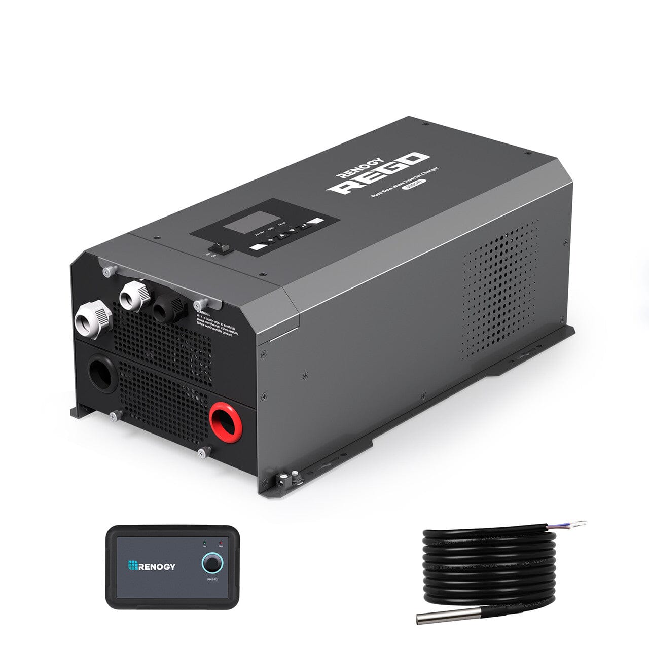 REGO 12V 3000W Pure Sine Wave Inverter Charger - ShopSolar.com