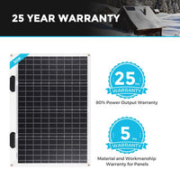 Renogy 50 Watt 12 Volt Flexible Monocrystalline Solar Panel - ShopSolar.com