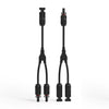 Renogy Solar Connectors Y Branch Parallel Adapter Cable MMF+FFM Pair - ShopSolar.com