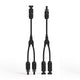 Renogy Solar Connectors Y Branch Parallel Adapter Cable MMF+FFM Pair - ShopSolar.com