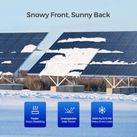 Renogy 220 Watt Bifacial Solar Panel 12 Volt Monocrystalline Solar Panel | 5-Year Warranty - ShopSolar.com