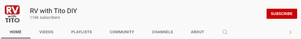 RV with tito YouTube