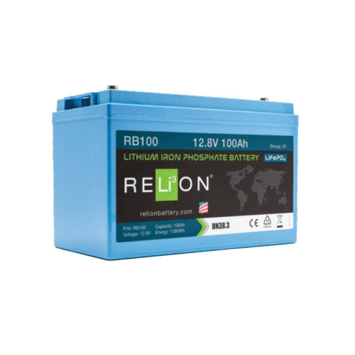 Re Lion 12V 100Ah LiFeP04 Battery - RB100 - ShopSolar.com