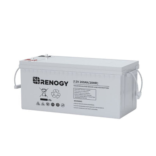 Renogy Deep Cycle AGM Battery 12 Volt 200Ah - Choose your Bundle - ShopSolar.com