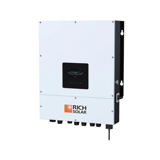 Rich Solar NOVA 8K PV Hybrid Inverter | All-In-One Solar Inverter | 8000W PV Input | 6000W Output | 48V 120/240V Split Phase - ShopSolar.com