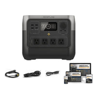 EcoFlow RIVER 2 [PRO] 768Wh / 800W Portable Power Station + Choose Your Custom Bundle | Complete Solar Kit - ShopSolar.com