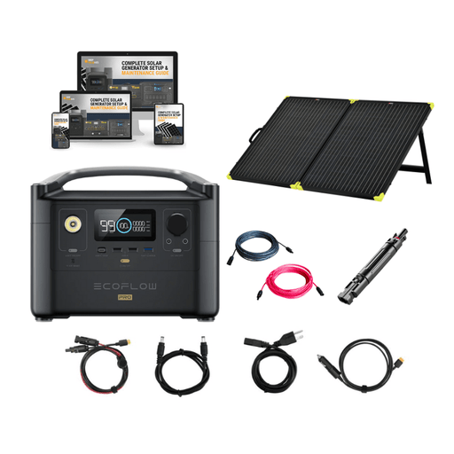 EcoFlow RIVER [PRO] 720wH / 600W Portable Power Station + Choose Your Custom Bundle | Complete Solar Kit - ShopSolar.com